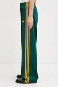 adidas Originals pantaloni de trening Firebird culoarea verde, cu imprimeu, KG3707