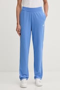 HUGO teplákové nohavice dámske s modalom SIGNATURE_PANT modré high waist 50556808