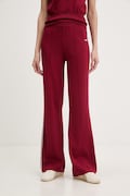 Guess spodnie dresowe damskie z wiskozą LAURENE bordowe high waist V6RB14 Z4642
