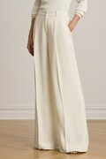 Lauren Ralph Lauren spodnie straight damskie beżowe high waist 200P03582