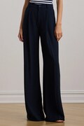 Lauren Ralph Lauren spodnie straight damskie granatowe high waist 200P03582