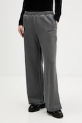 Karl Lagerfeld Jeans pantaloni tuta di cotone donna colore grigio B1W10090