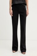 Patrizia Pepe spodnie damskie kolor czarny dopasowane high waist 8P0781 A6F5