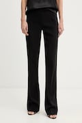 Patrizia Pepe spodnie damskie kolor czarny dopasowane high waist 8P0781 A6F5