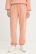Patrizia Pepe spodnie dresowe bawełniane damskie kolor pomarańczowy gładkie 8P0802 J079