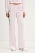 Juicy Couture spodnie dresowe Angel damskie kolor różowy z nadrukiem JCNBJ126454