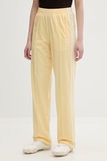 adidas Originals spodnie dresowe damskie żółte high waist KD3650