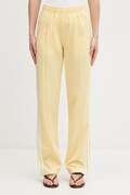adidas Originals sweatpants Women's yellow high waist KD3650
