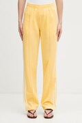 adidas Originals sweatpants Women's yellow high waist KD3650