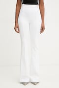 Elisabetta Franchi spodnie damskie beżowe high waist PA16961E2