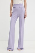 Elisabetta Franchi spodnie damskie fioletowe high waist PA17161E2