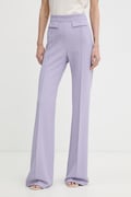 Elisabetta Franchi spodnie damskie fioletowe high waist PA17161E2