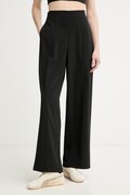 Calvin Klein Performance spodnie straight damskie czarne high waist LVGWS6P679