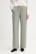 Calvin Klein pantaloni pentru femei verde high waist LV044F611G
