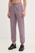 adidas by Stella McCartney spodnie dresowe damskie fioletowe regular waist JZ0664