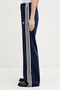 adidas Originals pantaloni de trening pentru femei bleumarin talie înaltă KC9018