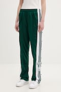 adidas Originals spodnie dresowe damskie Adibreak zielone high waist KD6327
