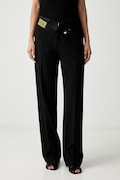 MM6 Maison Margiela spodnie damskie z wełną czarne high waist S52KA0559.M35436.858