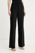 Fracomina spodnie damskie kolor czarny proste high waist FY26SV4025W42901