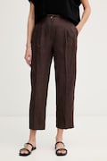 United Colors of Benetton pantaloni pentru femei din in maro 4AGHDF0AY