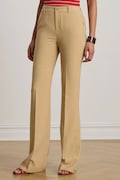 Lauren Ralph Lauren штани straight жіночі бежеві regular waist