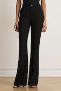 Lauren Ralph Lauren Spodnie straight damskie czarne regular waist 200P08857