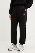 Tommy Jeans teplákové nohavice dámske bavlnené čierne DW0DW22780