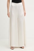 Nohavice BOSS Torcain béžová farba, široké, vysoký pás, 50558309