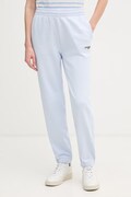 Lacoste spodnie dresowe damskie niebieskie high waist XF7604
