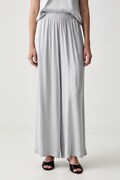ViCOLO spodnie palazzo damskie z wiskozy szare high waist TAB0082