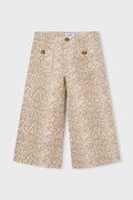 Mayoral spodnie bawełniane dziecięce kolor beżowy wzorzyste 3587