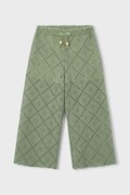 Mayoral spodnie dziecięce kolor zielony gładkie 3591