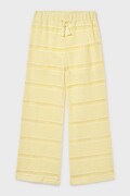 Mayoral spodnie dziecięce kolor żółty wzorzyste 6550