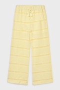 Mayoral spodnie dziecięce kolor żółty wzorzyste 6550