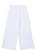 Marni spodnie dresowe bawełniane dziecięce MP190F TROUSERS kolor biały gładkie M01432