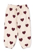 Konges Sløjd spodnie dresowe dziecięce LOU SWEAT PANTS OCS kolor beżowy wzorzyste KS104345