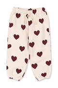 Otroški spodnji del trenirke Konges Sløjd LOU SWEAT PANTS OCS bež barva, KS104345