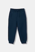 United Colors of Benetton spodnie dresowe dziecięce bawełniane granatowe regular waist 30DSCF06W