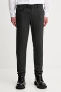 Les Deux spodnie męskie kolor szary dopasowane 100501001