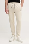 BOSS Green spodnie dresowe JT_TOC Spin Long męskie kolor beżowy z nadrukiem 50554379