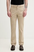 Tommy Hilfiger nohavice chinos pánske bavlnené s elastanom béžové MW0MW41923
