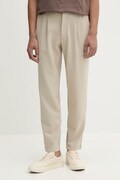 Calvin Klein Παντελόνι Ανδρικό με βισκόζη μπεζ κανονική LV04LF607G
