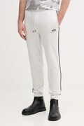 Alpha Industries spodnie dresowe Track Jogger SL męskie kolor szary melanżowe 156374