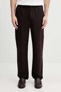 Lacoste pantaloni cu in culoarea maro, drept, HH1972