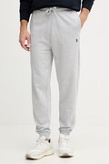 U.S. Polo Assn. spodnie dresowe męskie DHM LB szare high waist MUP4344