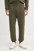 Tommy Hilfiger teplákové nohavice pánske s bavlnou zelené regular waist UM0UM03664