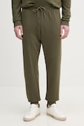 Tommy Hilfiger teplákové nohavice pánske s bavlnou zelené regular waist UM0UM03664