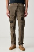 Aeronautica Militare Παντελόνι Ανδρικό καφέ κανονική PA1387UCT01493