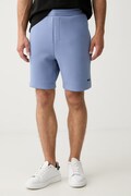 BOSS Green teplákové šortky pánske s bavlnou modré regular waist 50558970