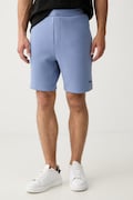 BOSS Green teplákové šortky pánske s bavlnou modré regular waist 50558970